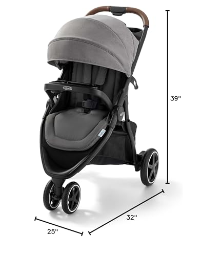 New Graco Outpace LX All-Terrain 3-Wheel Baby Stroller (Cohen)