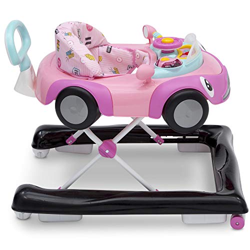 New Delta Children First Race 2-in-1 Walker (Pink)