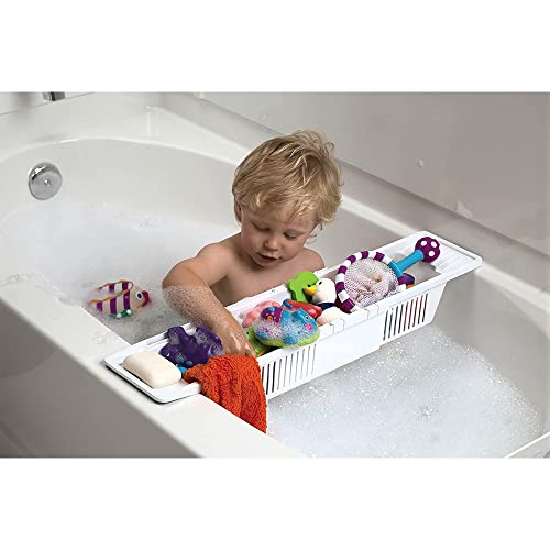 New KidCo Bath Storage Basket - Baby Bathtub Organizer (White)