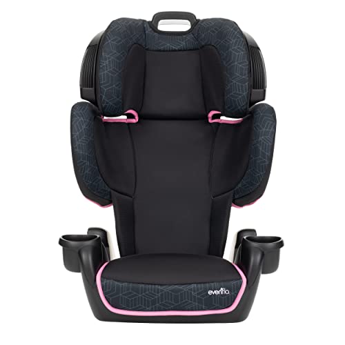 Evenflo GoTime LX High Back Booster Car Seat (Terrain Pink)