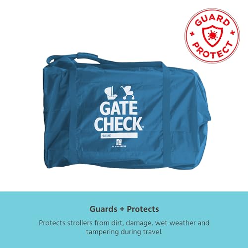 New J.L. Childress Gate Check Bag for Single & Double Strollers (Blue)