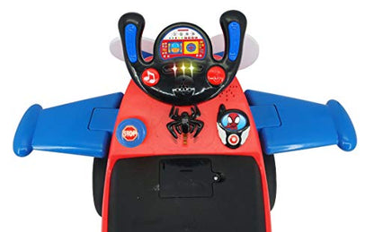 New Kiddieland Lights 'N' Sounds Spidey Activity Plane