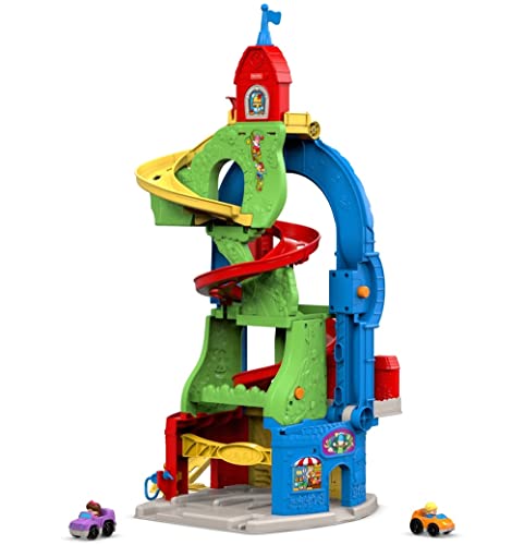 New Fisher-Price Little People Toddler Toy Sit ‘n Stand Skyway Race Track Playset