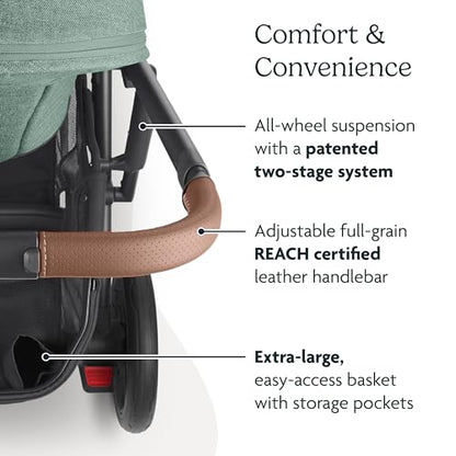 UPPAbaby Cruz V2 Stroller (Gregory - Blue Mélange)