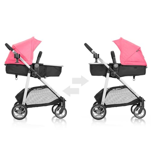 New Evenflo Omni Plus Modular Travel System (Brizo Pink)