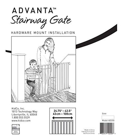 New Advanta AD200 Stairway Gate (White)