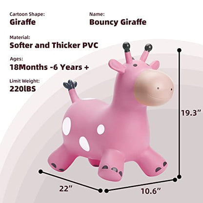 New EVERICH TOY Giraffe Bouncy Horse Hopper for Toddlers