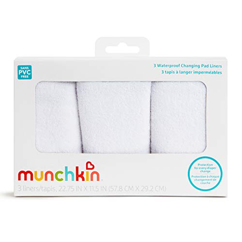 Munchkin® Waterproof Changing Pad Liners, 3 Count, (Pack of 1)