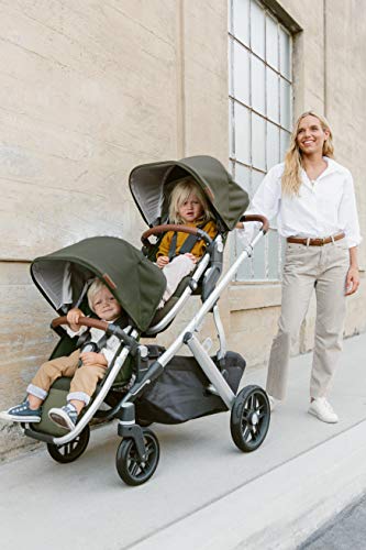 New UPPABaby RumbleSeat V2 - Hazel (Olive/Silver/Saddle Leather)