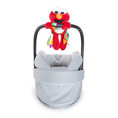 New Bright Starts Sesame Street Elmo Travel Buddy Plush Take-Along Stroller or Carrier Toy