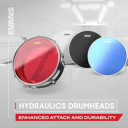 Evans Drum Heads - Hydraulic Red Tom Drumhead, 20 Inch