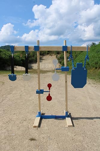 New Bash Target Supply Commercial Grade, Never Tip, Steel Shooting Target Stand for Hanging AR500 Steel