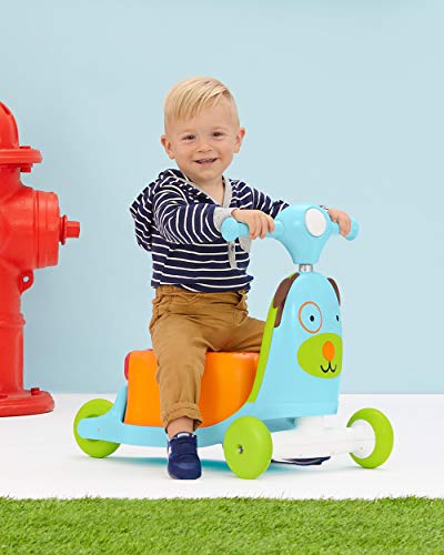 New Skip Hop 3-in-1 Baby Activity Push Walker to Toddler Scooter (Zoo Dog)