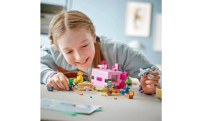 New LEGO Minecraft The Axolotl House 21247 Building Toy Set