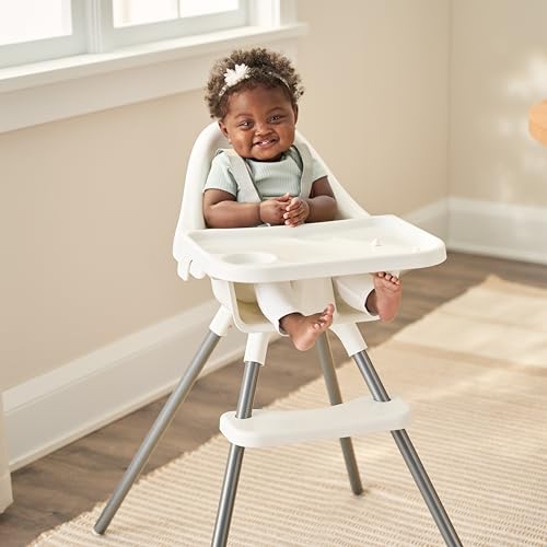 New Regalo High Chair for Babies and Toddlers (White)