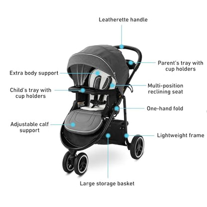 New Graco Modes 3 Lite Platinum Travel System - Wit