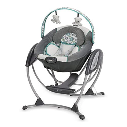 New Graco Glider LX Baby Swing (Grey)