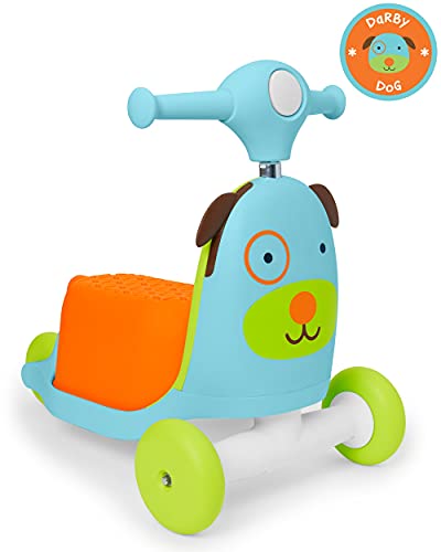 New Skip Hop 3-in-1 Baby Activity Push Walker to Toddler Scooter (Zoo Dog)