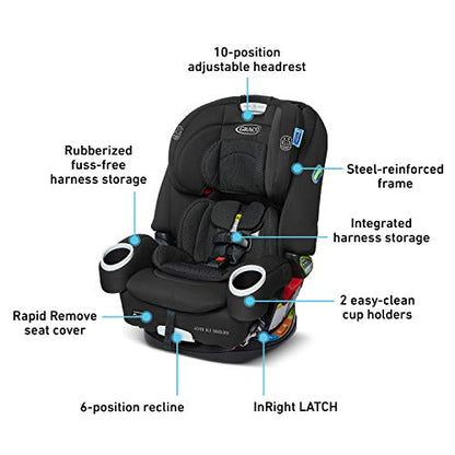 GRACO 4Ever DLX SnugLock 4 in 1 Car Seat (Tomlin)