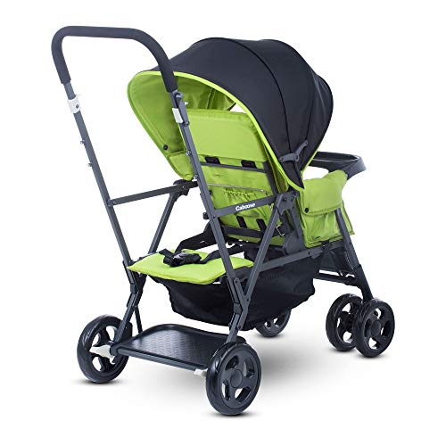 Joovy Caboose Sit and Stand Double Stroller with Rear Bench (Appletree)