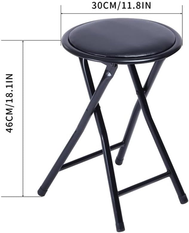 Pemberly Row Folding Chairs Set of 2 (Black)