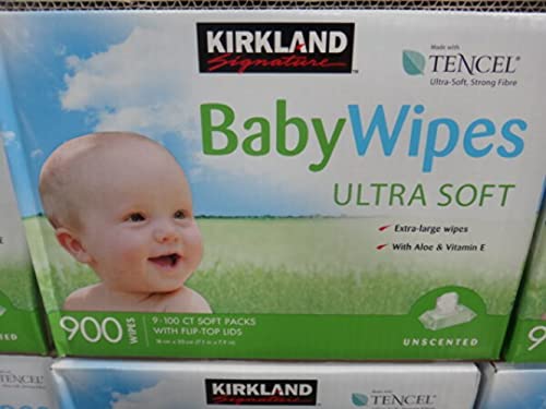 New Kirkland Signature Baby Wipes Fragrance Free - 900 Count