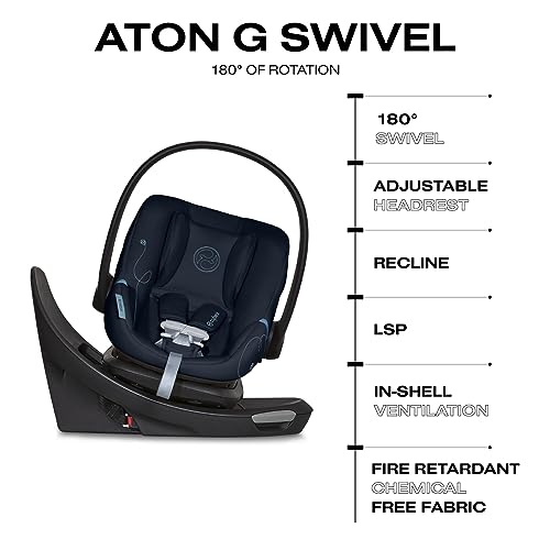 New Cybex Aton G Swivel (Ocean Blue)