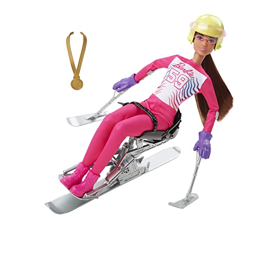 New Barbie Winter Sports para Alpine Skier Brunette Doll (12 in)