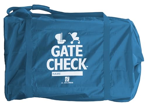 New J.L. Childress Gate Check Bag for Single & Double Strollers (Blue)