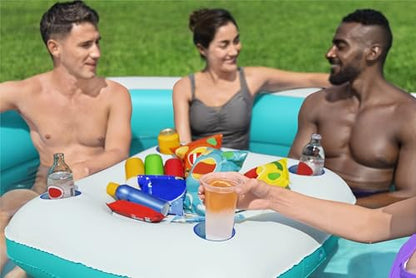 New Bestway H2OGO! Sippin' Summer Inflatable Family Pool (7'2" x 7'2" x 19")