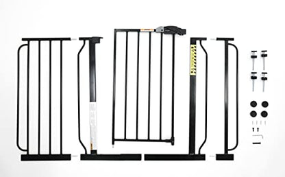 New Regalo Easy Step 49-Inch Extra Wide Baby Gate (Black)