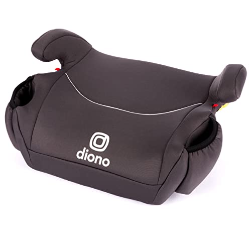 Diono Solana, No Latch, Single Backless Booster Car Seat (Black)