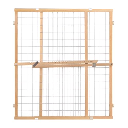 New Toddleroo Extra Wide Wooden Baby Gate 29.5"-50" Wide 31" Tall