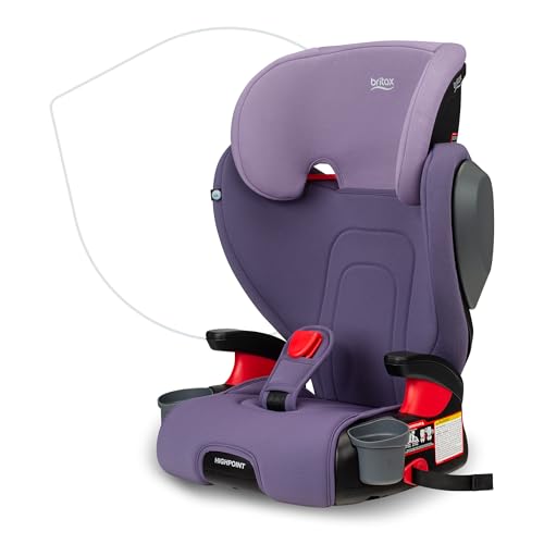 New Britax Highpoint Backless Belt-Positioning Booster Seat (Purple Ombre)