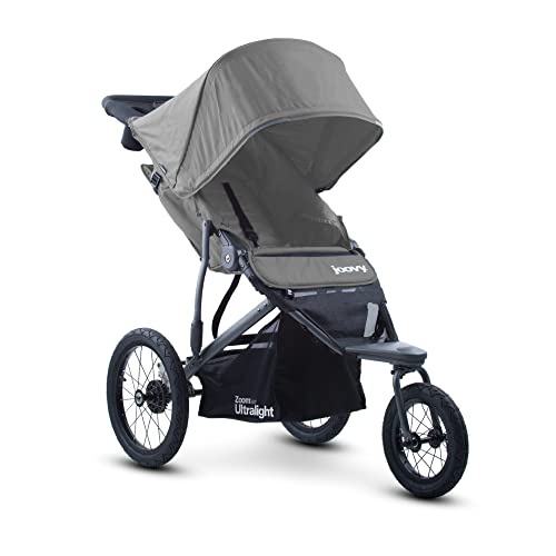 Joovy Zoom360 Ultralight Jogging Stroller Featuring High Child Seat (Charcoal)