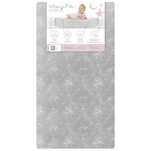 New Dream On Me Snooze Crib & Toddler Mattress