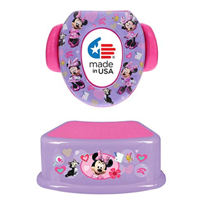 New Disney Minnie Mouse 2 Pc "Happy Helpers" Essential Potty Training Set