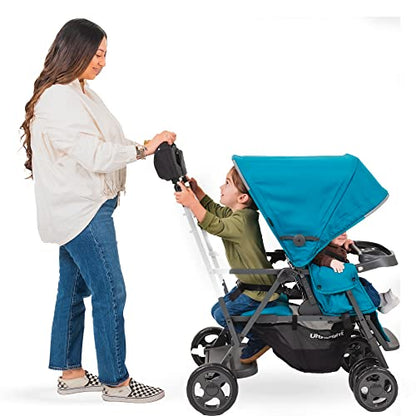 Joovy Caboose Ultralight Sit and Stand Double Stroller (Turq)