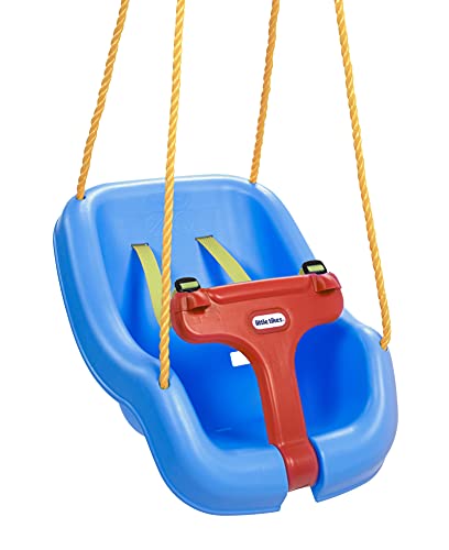 New Little Tikes Snug 'n Secure Blue Swing with Adjustable Straps (Blue)