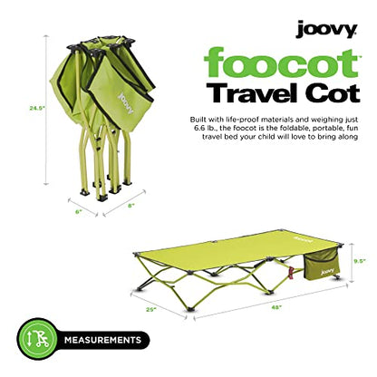 New Joovy Foocot Travel Cot (Green)