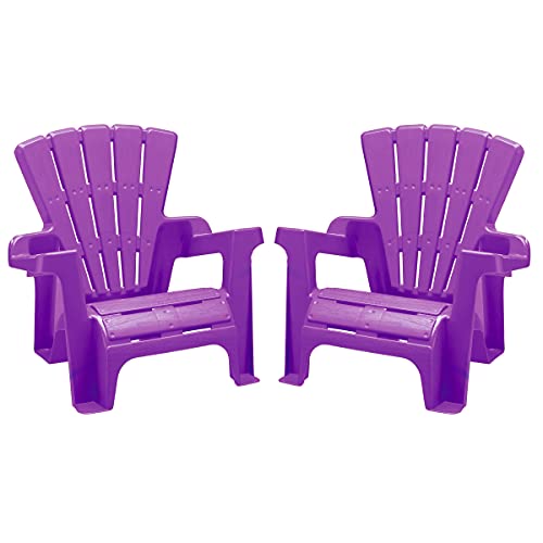 New American Plastic Toys Kids’ Adirondack (2-Pack, Purple)