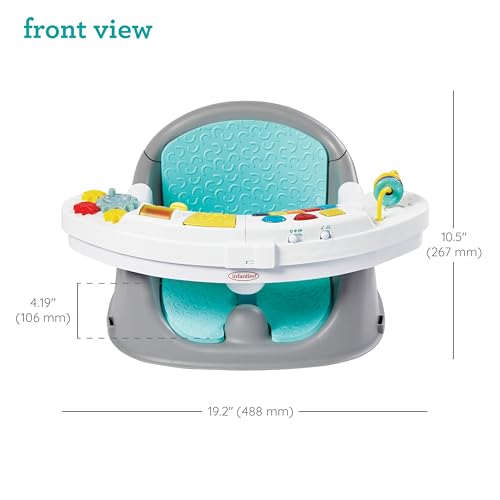 Infantino Music & Lights 3-in-1 Discovery Seat and Booster (Teal)