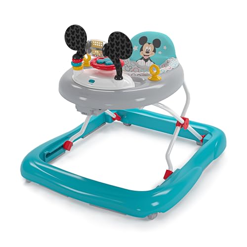 New Bright Starts Disney Baby Mickey Mouse Original Bestie 2-in-1 Baby Activity Walker
