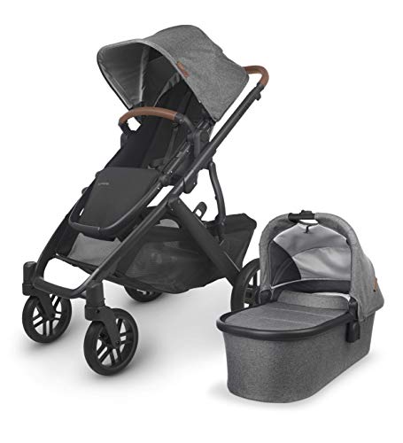 UPPAbaby Vista V2 Stroller with Bassinet (Greyson Charcoal Melange)