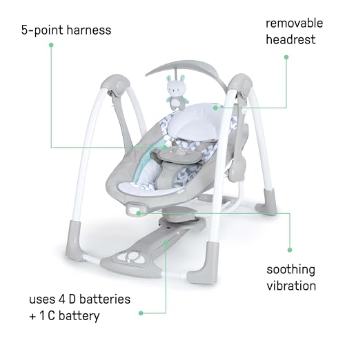 Ingenuity 2-in-1 Baby Swing & Seat, Raylan