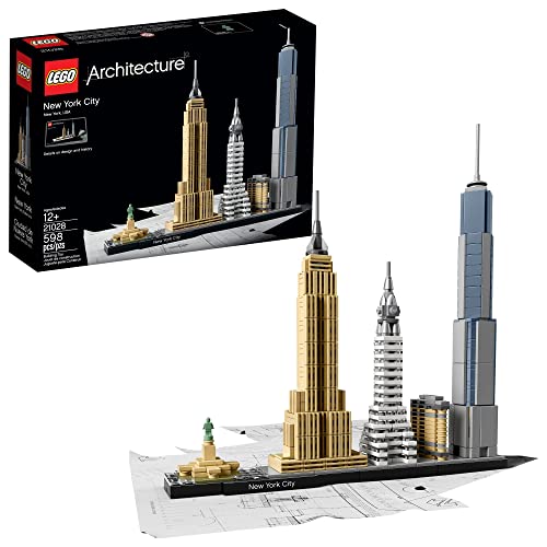 New LEGO Architecture New York City 21028 (598 Pieces),Multicolor