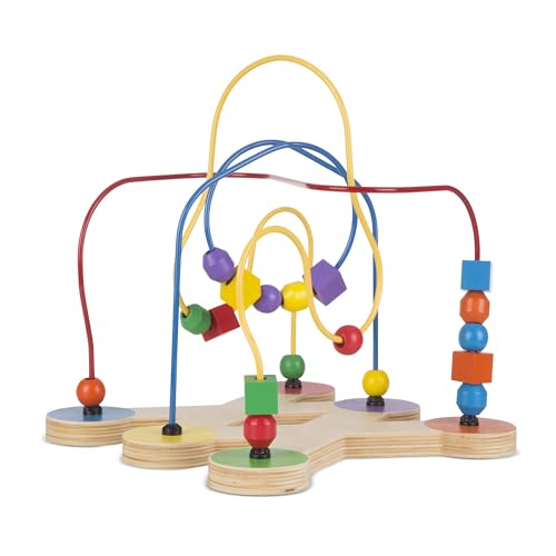 New Melissa & Doug Classic Wooden Bead Maze