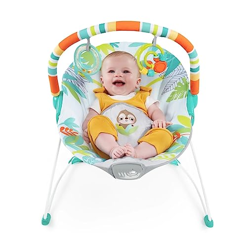 Bright Starts Baby Bouncer Soothing Vibrations Infant Seat (Rainforest Vibes)