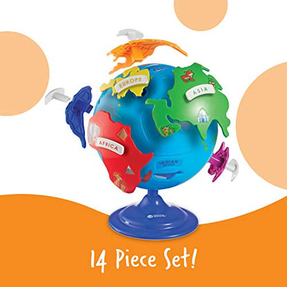 Learning Resources Puzzle Globe (14 Pieces, Ages 3+)