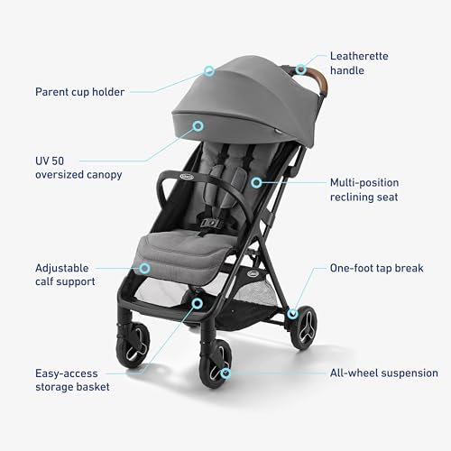 Graco Ready2Jet Compact Stroller with Automatic Fold (Kingston)